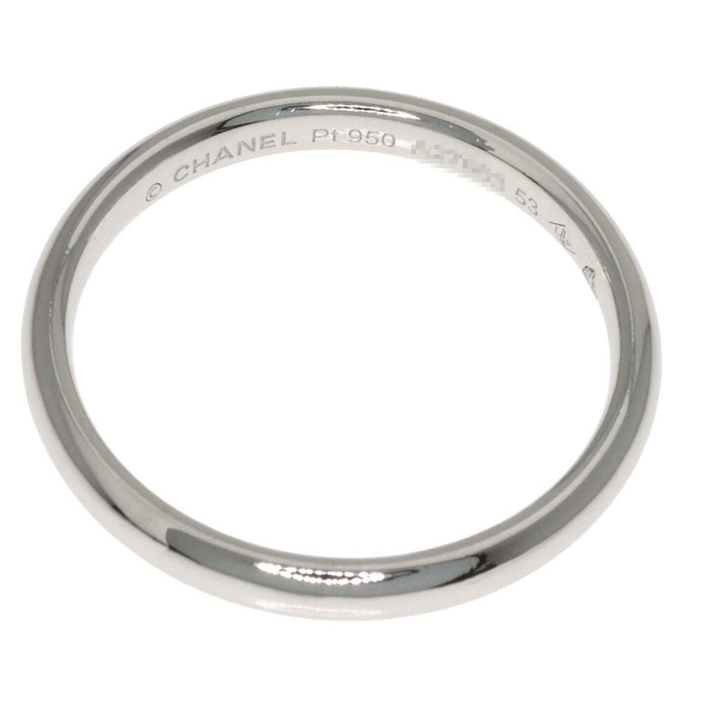 CHANEL Authentic Silver Wedding Ring #53 - Picture 4 of 7